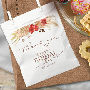 Sacolinha Boho Delicate Calliografia Obrigado Chá de panela
