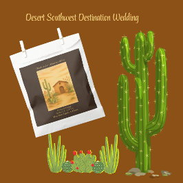 Sacolinha Boho Desert Southwest Rustic Wedding