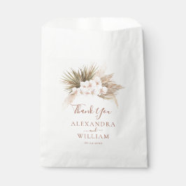 Sacolinha Boho Floral Pampas Grass Fall Casamento Russo