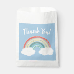 Sacolinha Boho Rainbow Party Blue Boy Kids