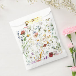 Sacolinha Boho Wildflower Watercolor Spring  Flower