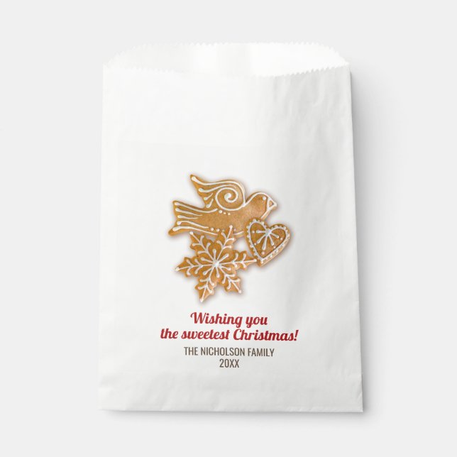 Sacolinha Bolachas de Natal, Gingerbird (Frente)
