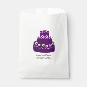 Sacolinha Bolo de Casamento Roxo