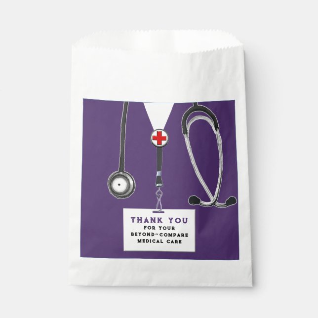 Sacolinha Bolsa de Agradecimento para Enfermeira (Frente)