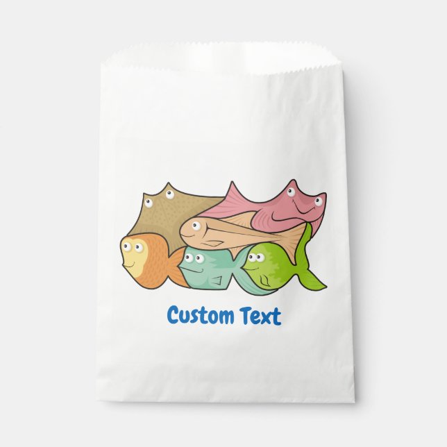 Sacolinha Bolsa de animação de peixe (Frente)