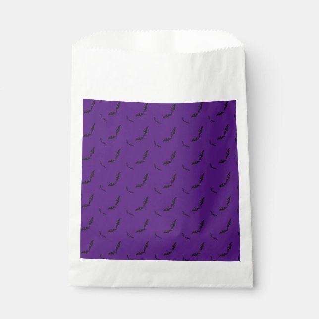 Sacolinha Bolsa de bondade de Halloween/morcego (Frente)