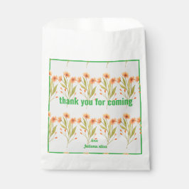 Sacolinha bolsa de chá de fraldas de flor de laranja silvest