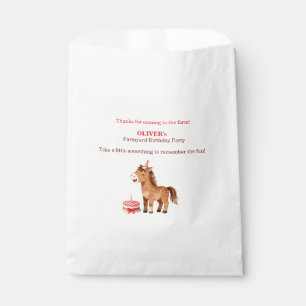 Sacolinha Bolsa de Favor para Menino de Aniversário com Anim