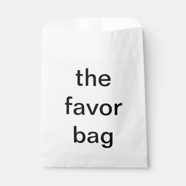 Sacolinha bolsa de favores (Frente)