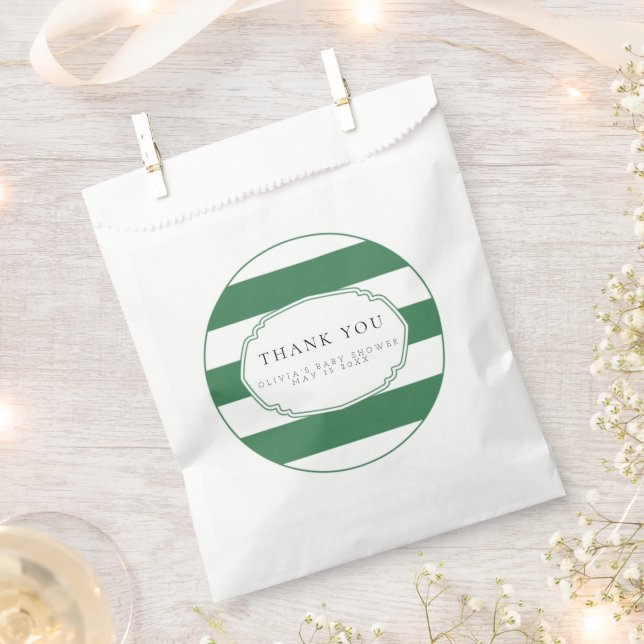 Sacolinha Bolsa de favores de golfe verde (Cortado)