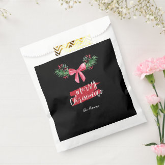 Sacolinha Bolsa de favores de natal personalizado