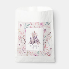 Sacolinha bolsa de favores de um primeiro aniversario selvag