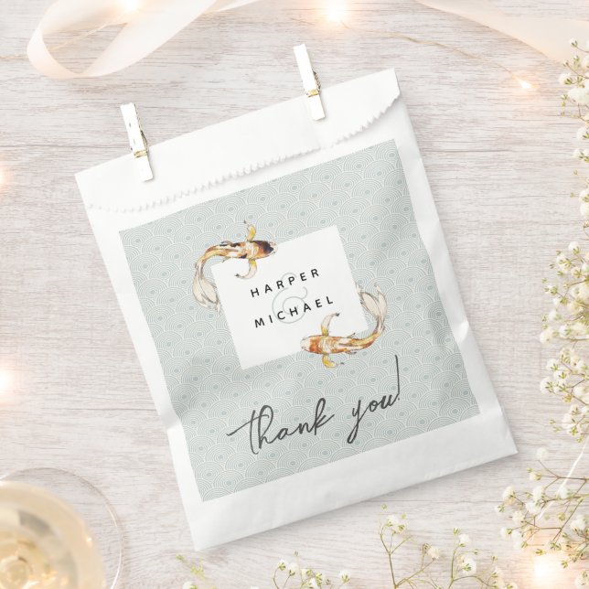 Sacolinha bolsa de favorito de peixe koi (Cortado)