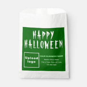 Sacolinha Bolsa de Livro Verde sobre o Halloween Business
