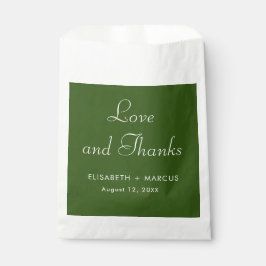 Sacolinha Bolsa elegante de casamento verde-oliva