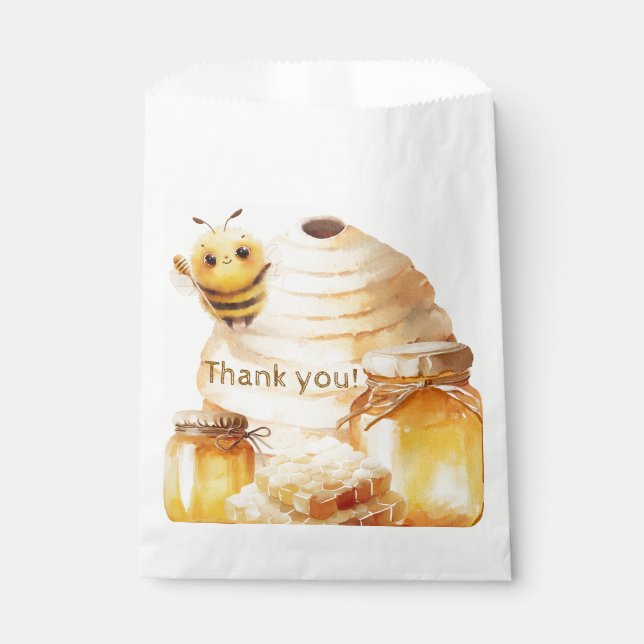 Sacolinha Bolsas Amigáveis De Bee Favor (Frente)