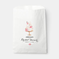Bolsas Chá de panela rosa do Partido do Bolo Doura