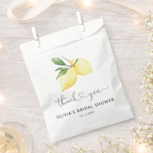 Sacolinha Bolsas de Chá de panela de Limão de Aquarela