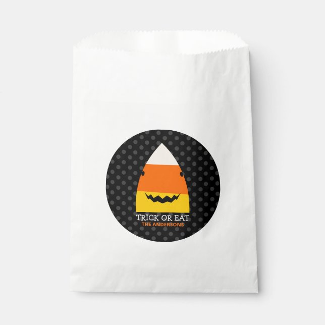 Sacolinha Bolsas de Dia das Bruxas de Tubarão (Frente)