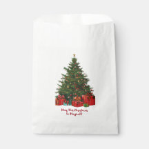 Bolsas de Favor da Árvore de Natal Mágica