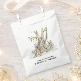 Sacolinha Bolsas de Favor da Floresta de Inverno