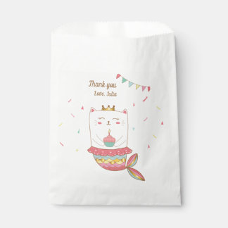 Sacolinha Bolsas de Favor da Mereia Cat para festa de aniver