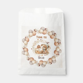 Sacolinha Bolsas De Favor De Aniversário Do Urso De Queda