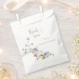 Sacolinha Bolsas De Favor De Casamento Floral De Aquarela El