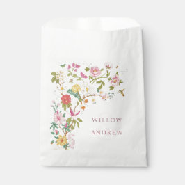 Sacolinha Bolsas De Favor Do Casamento Floral Elegante