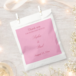 Sacolinha Bolsas De Favor Do Casamento Magenta Rosa Elegante