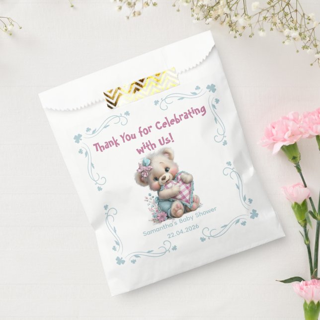 Sacolinha Bolsas de Favor Pijama de Urso Churrasco de Bebê (Selado)