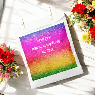 Sacolinha Bolsas de Favoritos Amarelos Amarelos do Rainbow S