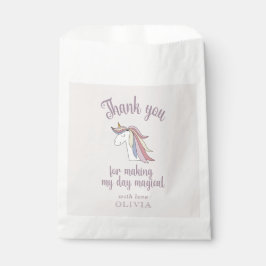 Sacolinha Bolsas de Favoritos de Festa de aniversário Magica