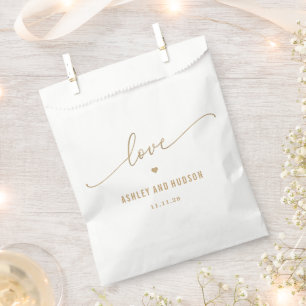 Sacolinha Bolsas De Favoritos De Festa de noivado De Toque E