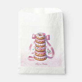 Sacolinha Bolsas de Favoritos de Fita Rosa das Rosquinhas Sp