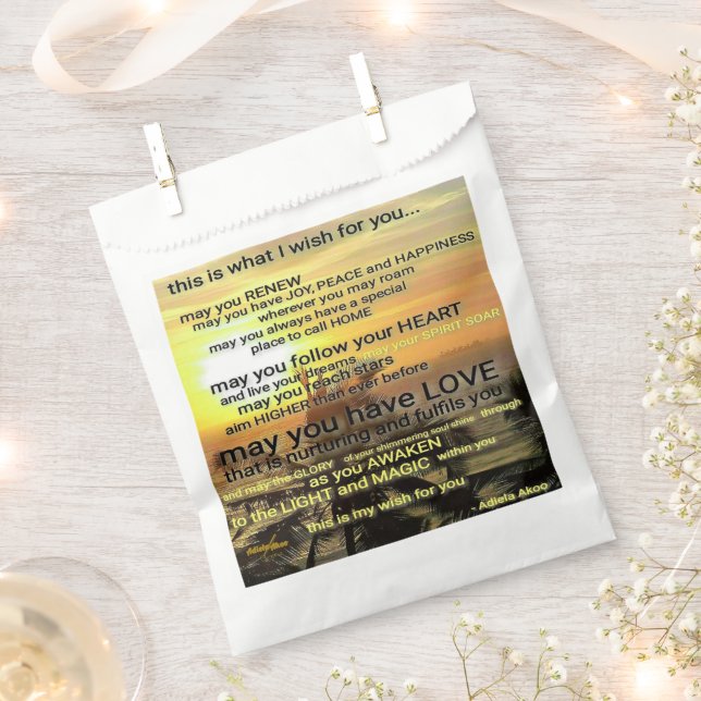 Sacolinha Bolsas de Favoritos WISH (Cortado)