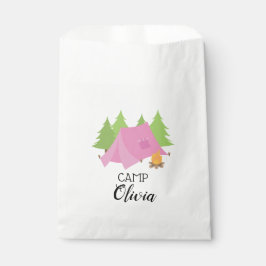 Sacolinha Bolsas de festa de aniversário de camping Glamping