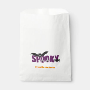 Sacolinha Bolsas de Goodie do Dia das Bruxas com Bats