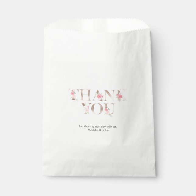 Sacolinha Bolsas De Papel Favorito De Casamento Personalizad (Frente)