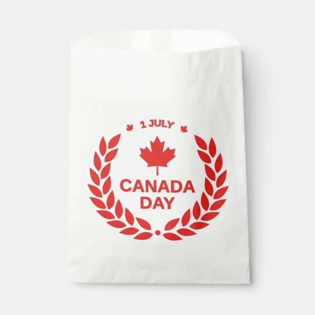 Sacolinha Bolsas de Wreath no Dia do Canadá (Frente)