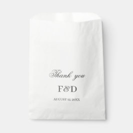 Sacolinha Bolsas elegantes de casamento minimalista