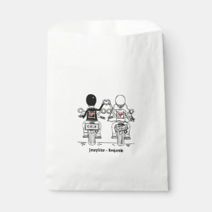 Sacolinha Bolsas Favoráveis ao Casamento de Motocicleta Per