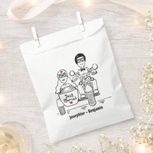 Sacolinha Bolsas Favoráveis ao Casamento de Motocicleta Per