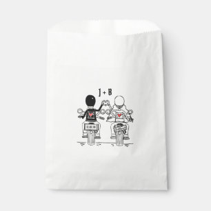 Sacolinha Bolsas Favoráveis ao Casamento de Motocicleta Per