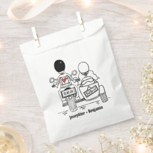 Sacolinha Bolsas Favoráveis ao Casamento de Motocicleta Per