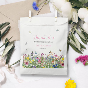Sacolinha Bolsas Favoráveis de Casamento Floral
