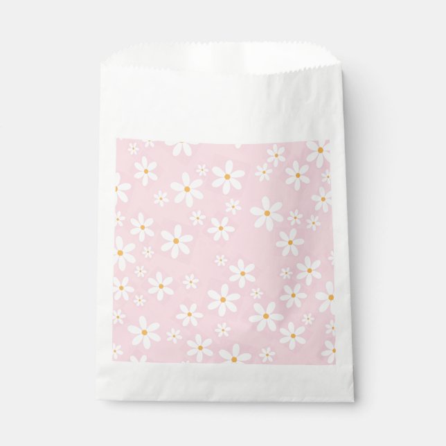 Sacolinha Bolsas Favoráveis de Pastel Rosa (Frente)