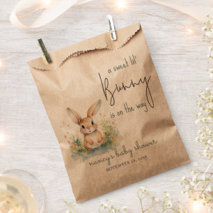 Sacolinha Bolsas Favoráveis do Chá de fraldas Bunny Watercol