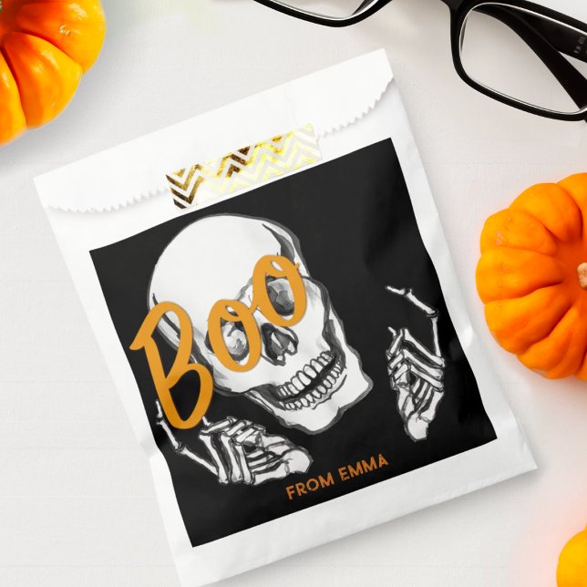 Sacolinha Bolsas Favoráveis do Spooky BOO - Personalizadas c (Criador carregado)