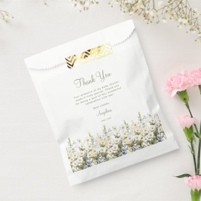 Sacolinha Bolsas Favoritos do chá de fraldas (Selado)